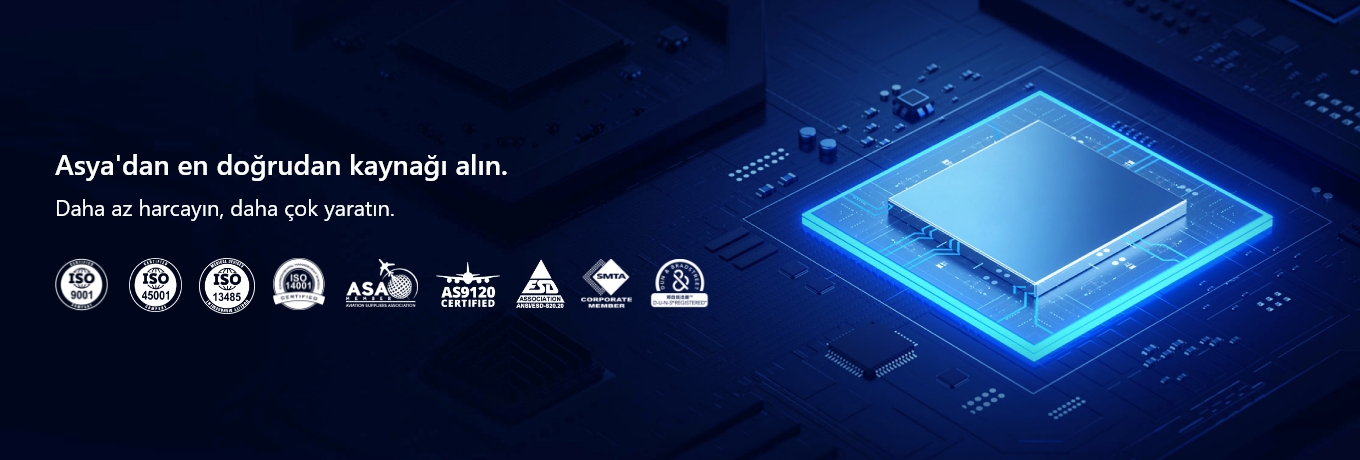 Orijinal elektronik bileşenler ve garantili kalite