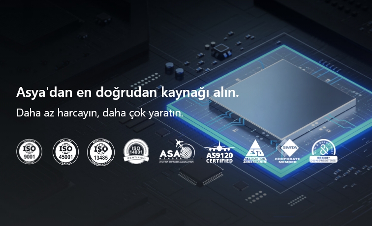 Orijinal elektronik bileşenler ve garantili kalite